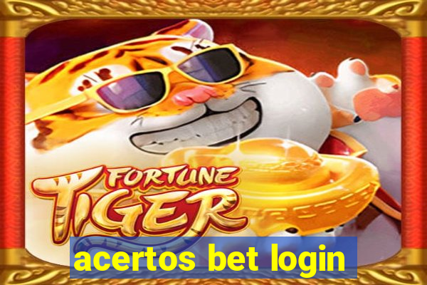 acertos bet login